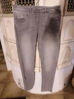 Damen Jeans hellgrau slim Gr. 38 Bayern - Biberbach Vorschau