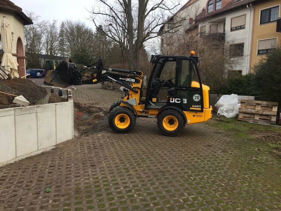 Baggerarbeiten  GaLaBau Pflasterarbeiten in Würzburg