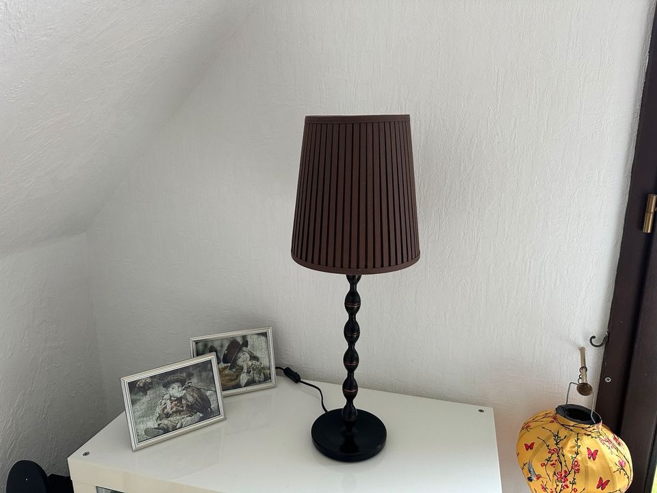 Ikea Lampe braun schwarz in Everswinkel