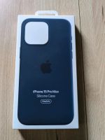 Apple Silicone Case für i Phone 15 pro Max Sturmblau Niedersachsen - Bramsche Vorschau