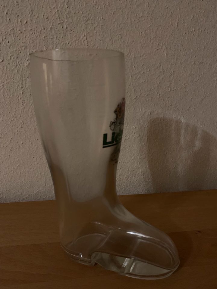 Bierstiefel von Licher Bier in Staufenberg