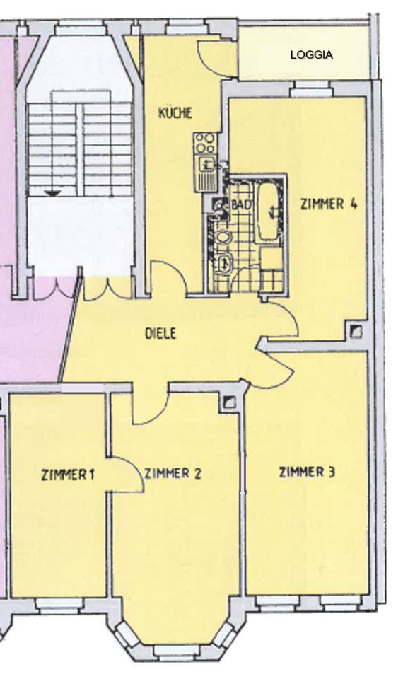 4-Zimmer DG Wohnung mit Balkon in Schleußig - provisionsfrei in Leipzig