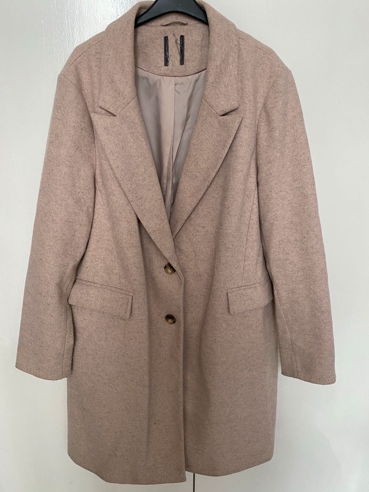 Mantel Jacke Übergangs Trenchcoat beige Gr 48 in Stutensee