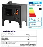 Küchenofen Holzherd Retro ECO schwarz, linke Version - 7 kW Sachsen - Bernsdorf Vorschau