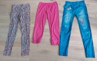 3x Leggings Gr.134/140 Mädchen Sachsen-Anhalt - Bitterfeld Vorschau