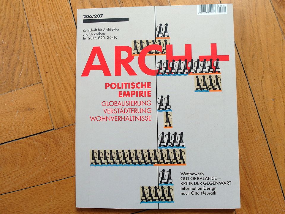 Architekturzeitschrift "Arch+ / Archplus Nr. 206/207" in München