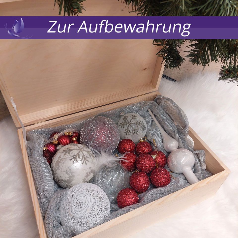 CHICCIE Holzbox Personalisiert zu Weihnachten - 30x20cm in Heiden