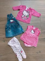 Set Hello Kitty Gr.62 H&M Jeanskleid Bodykleid Shirt Strumpfhose Bayern - Niedertaufkirchen Vorschau