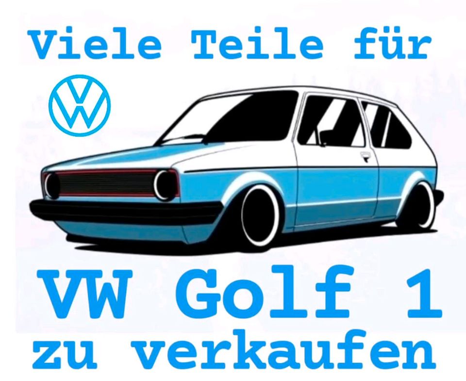 VW GOLF 1 SEHR VIELE TEILE ZU VERKAUFEN SERIE+ MOTORSPORT in Siegburg