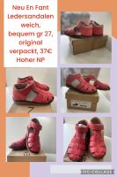 Neu original verpackt Ledersandalen Schuhe gr 27 Kreis Pinneberg - Schenefeld Vorschau