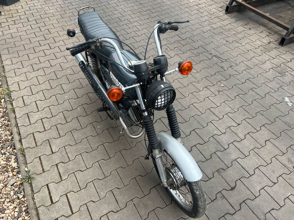 Simson S51E S51 FÄHRT 12V 4-Gang 1988 Moped Mofa A324 in Osterweddingen