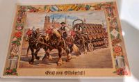 Gruß vom Oktoberfest 1954 München Postkarte mit Briefmarken Neuhausen-Nymphenburg - Nymphenburg Vorschau