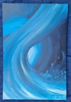 WAVE - blaue Impressionen - Öl auf Leinwand - Bild Gemälde - TOP Nordrhein-Westfalen - Erkrath Vorschau