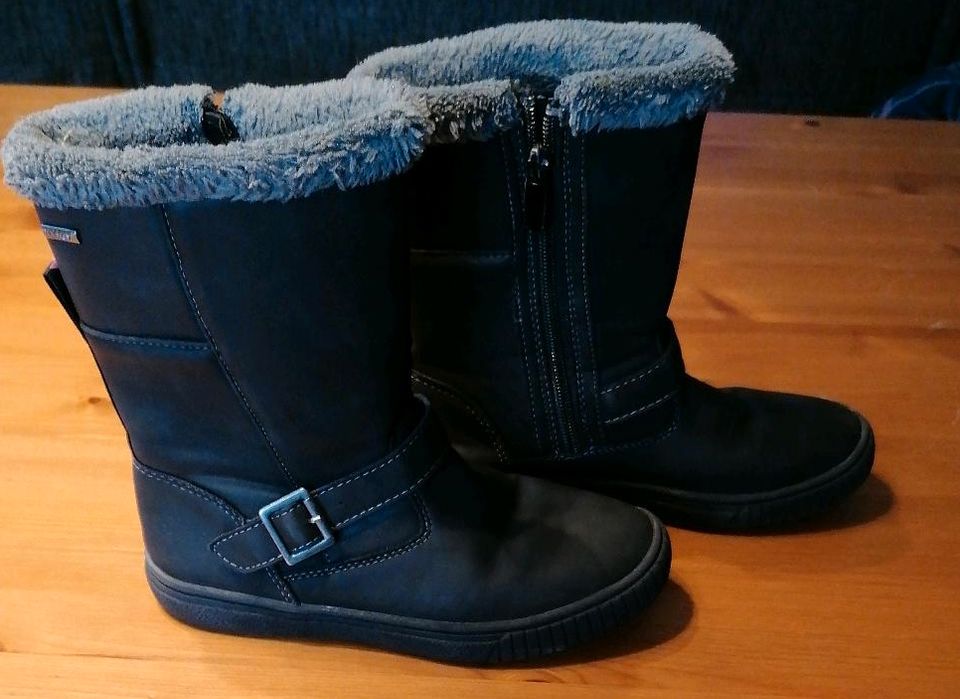 Stiefel, Winterstiefel, Cortina, Größe 33, schwarz in Waldheim