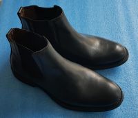 NEU! Herren Halbstiefel aus Leder in schwarz Baden-Württemberg - Rheinfelden (Baden) Vorschau