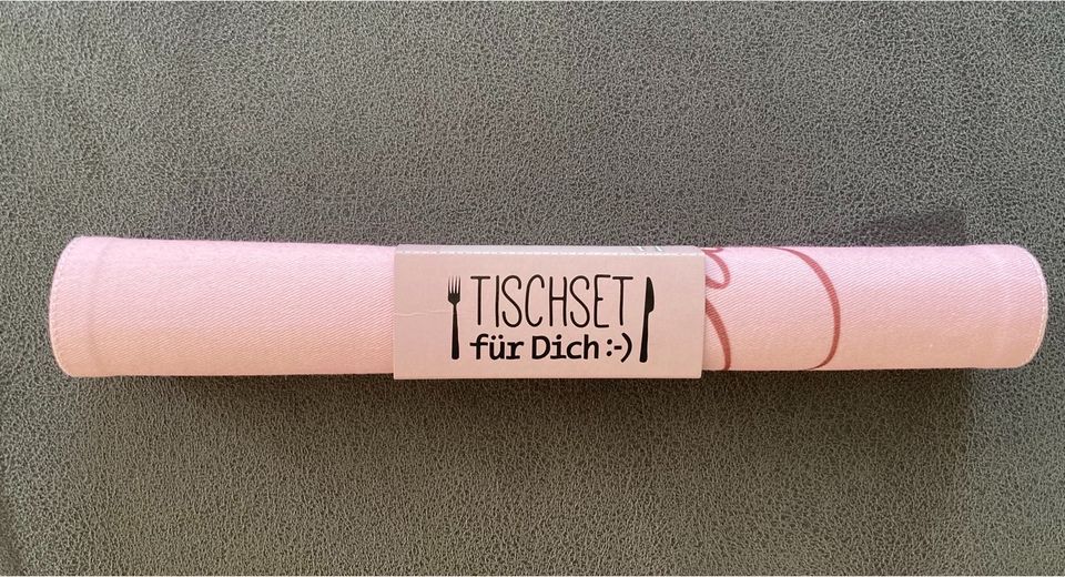 rosa Tischset Geschenk für Dich „Queen of the day“ in Schweinfurt