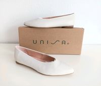 Unisa Ballerina Slip-on shoe cremefarben softes Echtleder Neuw. Nordrhein-Westfalen - Leverkusen Vorschau