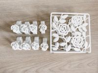 Ikea Liksidik Serviettenständer + Serviettenringe Rosen weiß Dithmarschen - Meldorf Vorschau