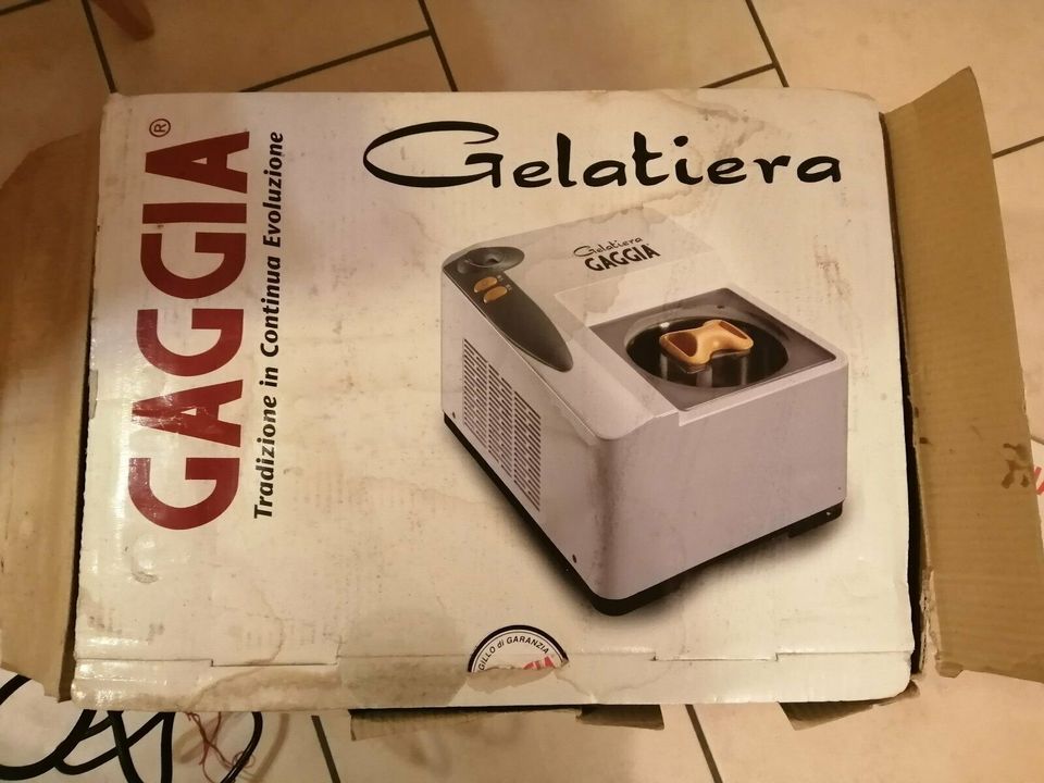 Eismaschine GAGGIA Gelatiera (Made in Italy) in Straubing