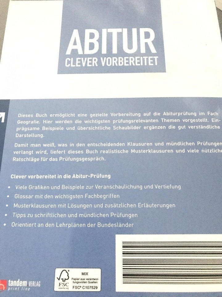 Abitur clever vorbereitet Geografie Geschichte Biologie in Eresing