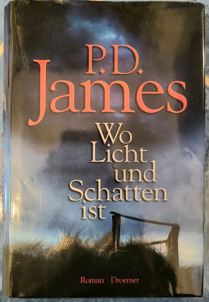 P.D. JAMES WO LICHT UND SCHATTEN IST. KRIMI THRILLER BUCH ROMAN in Fürth