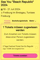 Sea you Festival Ticket Fr + Sa Mühlhausen - Mönchfeld Vorschau