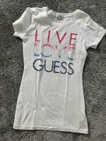 Guess T-Shirt gr. XS - Weiss mit Glitzer Druck Bayern - Fürth Vorschau