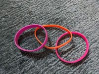 3x Silikonarmbänder Pink Rosa Lila Orange Gloria Sports Arena Bayern - Hengersberg Vorschau