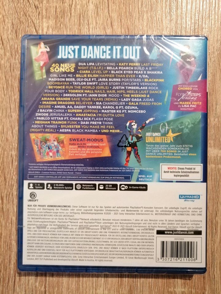 PS5 Just Dance 2022 Neu und OVP in Potsdam