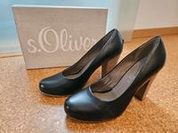 S. Oliver Leder Pumps Gr. 39 40 schwarz Hessen - Dreieich Vorschau