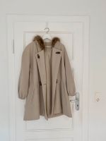 Toller trendiger Vintage Mantel aus Schurwolle mit Fell Kapuze Buchholz-Kleefeld - Hannover Groß Buchholz Vorschau