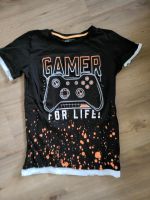 Kinder T-Shirt Aufdruck "Gamer" schwarz Gr. 170/176 Brandenburg - Bernau Vorschau