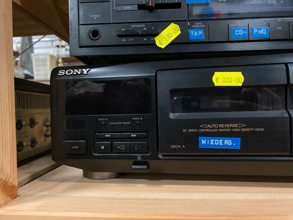 Sony Doppel tape Kassetten Deck Player TC-WE 405 in Essen