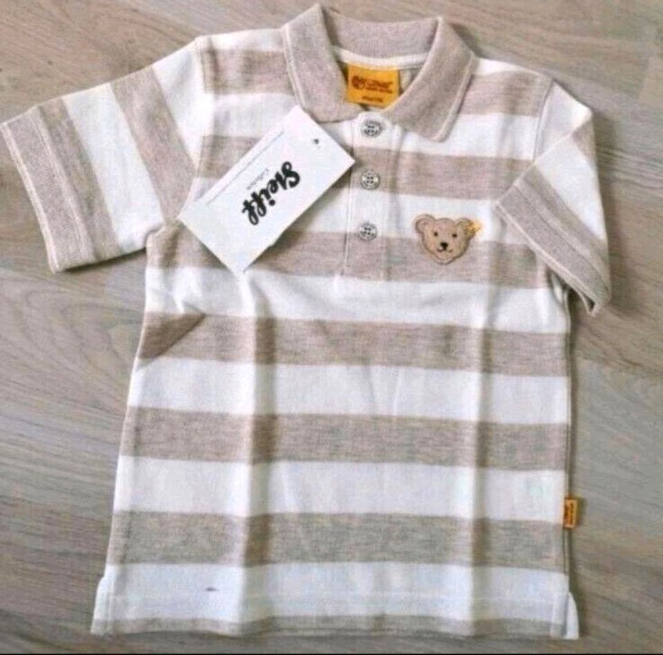 Steiff Kinder Poloshirt und Tommy Hilfiger Short Bermuda Gr.86 in Limburg