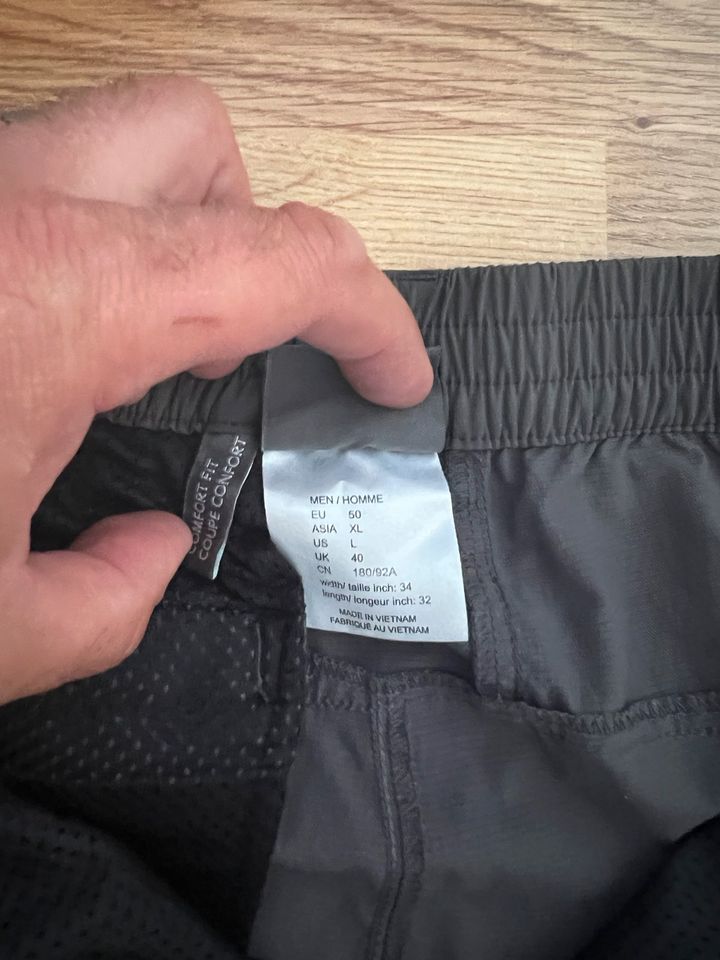 Jack Wolfskin ZIP-Softshellhose Grau Größe 50 in Potsdam