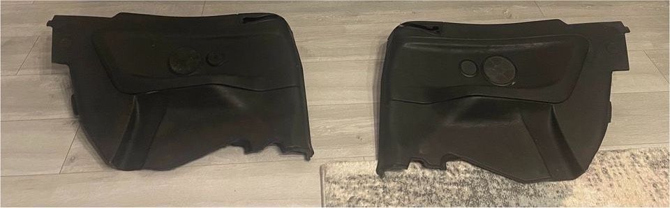 Bmw E36 Cabrio Türverkleidung Inlays Leder Schwarz Türpappen in Emstek