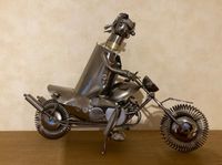 Metall Motorrad Deco als Flaschenhalter - neu - Ideales Geschenk! Niedersachsen - Bevern Vorschau