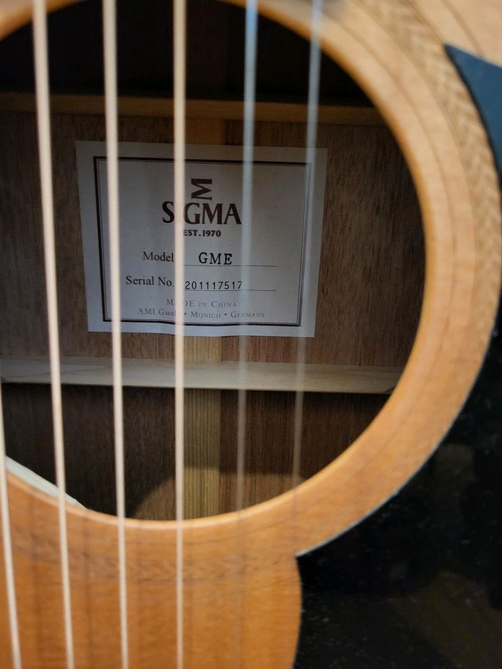 Sigma GME Akustik Western Gitarre Tonabnehmer wie neu in Berglen