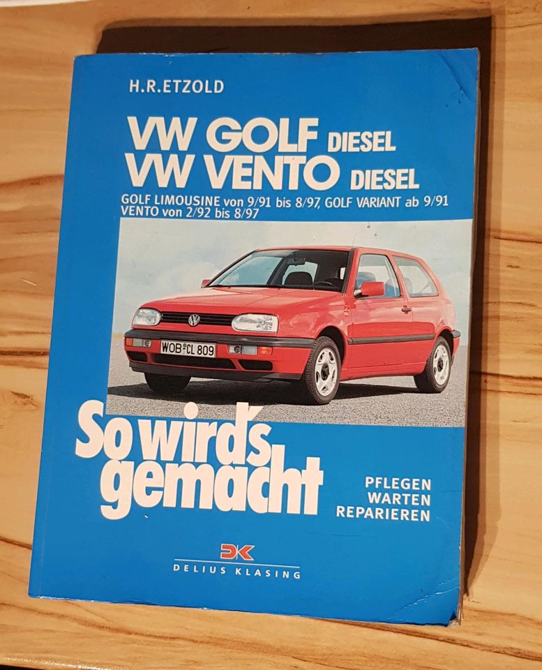 H.R.Etzold Reparaturanleitung VW Golf III Vento Diesel, Band 80 in Berlin