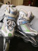 ROLLERBLADE Gr. 38,5 Rollerblades Rollschuhe türkisgrün-silber Frankfurt am Main - Gallusviertel Vorschau