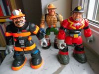 Mattel 2002: 3 Figuren  Feuerwehrmann Ranger 16 cm zus. 9,- Flensburg - Mürwik Vorschau