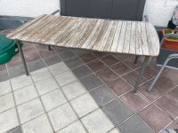 vidaXL Gartentisch 200x100x72 cm Akazie Holz Stahl Bayern - Deggendorf Vorschau