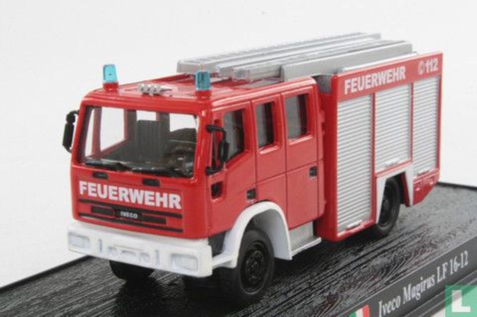 Del Prado Iveco LF-16-12 Feuerwehrwagen im Maßstab 1/72 in Wesseling
