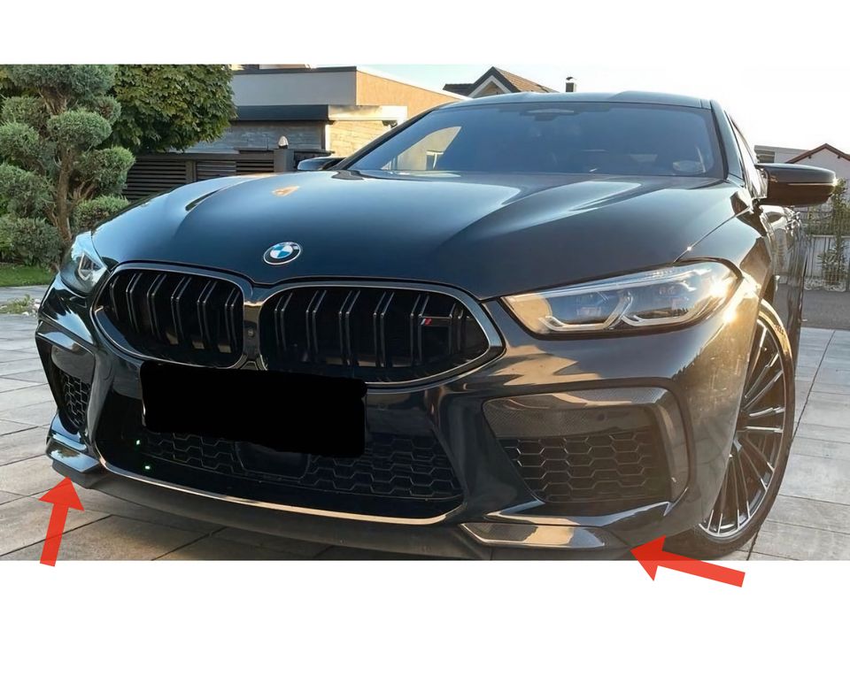 Echt Karbon Dry Carbon Lufteinlässe Front für BMW M8 F91 F92 F93 in Weißensberg