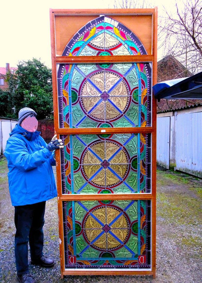 Bleiverglasung Glasfenster Kirchenfenster gotisch Neugotik sakral in Köln