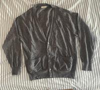 Vintage United Colors of Benetton Grey Cardigan Sweater XL Berlin - Marzahn Vorschau