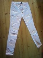 Schöne Hose Jeans von Benetton Weiß Pink Design Italien Ibiza Bayern - Gilching Vorschau