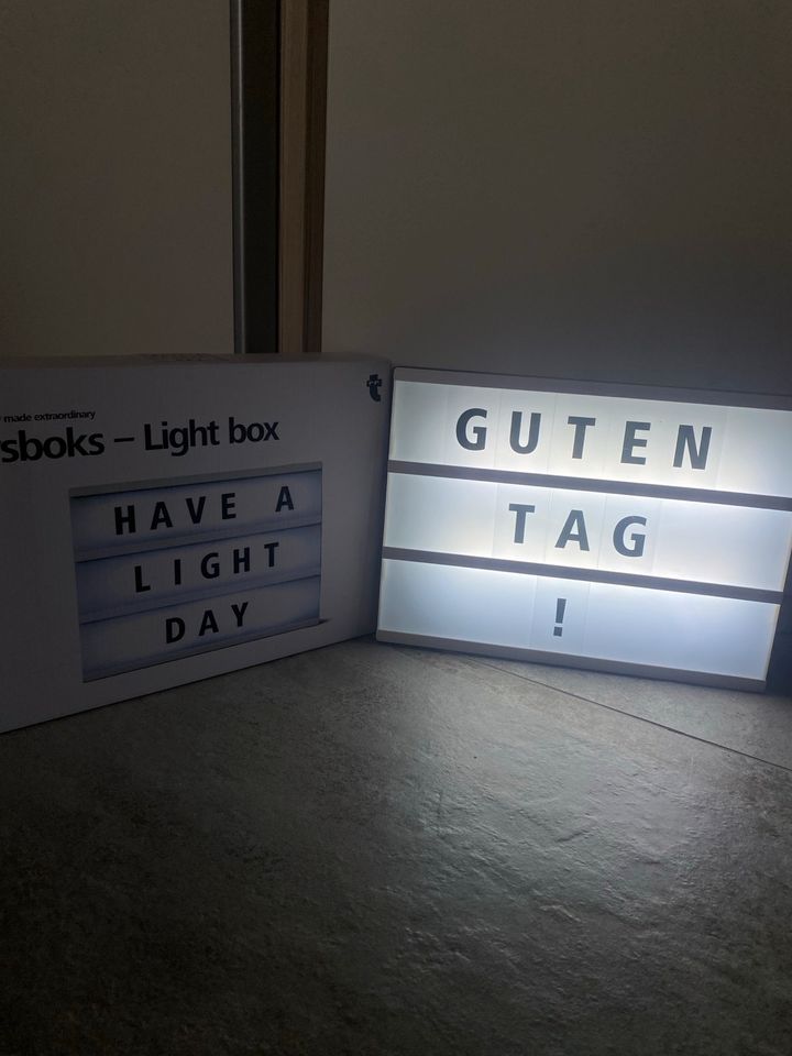 Lysboks - Light box in Weingarten