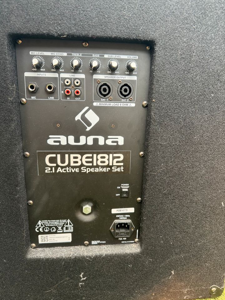 Auna Cube 2.1 PA Soundanlage in Oranienburg