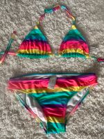 Bonprix Mädchen Neckholder Bikini Set Regenbogen Gr 152-158 Harburg - Hamburg Hausbruch Vorschau